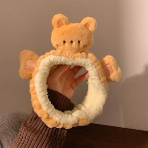 Cute Heart Bear Hair Band Female Face Wash Hair Bands Apply a Facial Mask Special Non Slip Cartoon Stuffed Hairpin Head Accessories