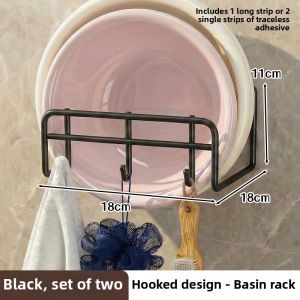 MINGZHIYIFAN | Bathroom Wall-mounted Hanging Storage Rack