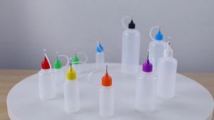 Chai Nhựa Bình Nhựa Đựng Mực Xăm Có Nắp Đậy LOẠI MỚI Đựng Dầu Máy May Đựng Keo Dán Giầy Dép Nhỏ Gọn Thân Chai Mềm
