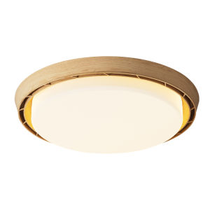 NSWR | Wood Style Bladeless Ceiling Fan Light Full Spectrum Eye-Protection Variable Frequency Silent