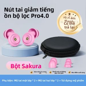 MONLEYTA | Tấm lót tai ngủ chống tiếng ồn siêu cấp cho phụ nữ chống ồn ngủ chống sốc không gây tổn thương tai Xiaomi có thể quay sang một bên