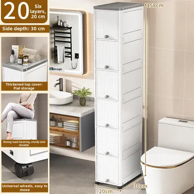 Narrow Space Saving Storage Cabinet 20cm