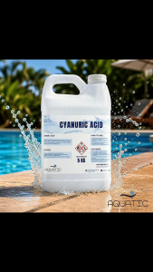 AQUATIC Cyanuric Acid 5KG Pool Stabilizer | Chlorine Conditioner for Swimming Pool | UV Protection Chemical