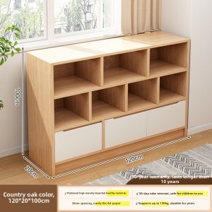 TIJU | Real Wood Storage Cabinet Shelf