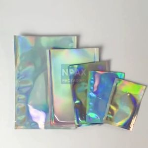 (50ใบ) ซองซีล 3 ด้านหน้าใส หลังโฮโลแกรม (พร้อมส่ง) (A14)