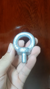 Bulong tai cẩu M10 (B) – Mắt cẩu ren 10mm tải nhẹ mạ kẽm chống gỉ dùng cho cơ khí và nâng hạ
