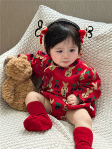 Autumn Winter Baby Chinese Style One-piece