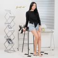 Zia Knit Top | Audrey top - Atasan Knit Wanita - Korean Top - Baju Knit Wanita Lengan Panjang. 