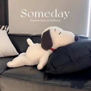 Big Size Snoopy Surroundings Extra Large Puppy Dog Doll Pillow Snoopy Cushion Fill Doll Snoopy Puppy Plush Doll Birthday Gift