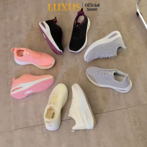 Luxus Kazuha Sepatu Wanita Sneakers Sporty Sepatu Canvas Import Korea - LX2027