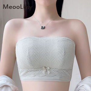 Meooliisy Minimizer cỡ lỡn Quây Áo ngực nữ không trượt Invisble áo ống đồ lót không dây nâng brasiere B C D cup