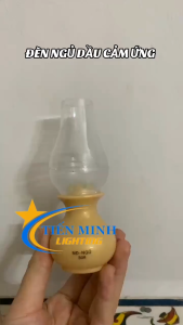 Đèn ngủ cảm ứng dầu màu KY1237 tự động bật/tắt khi trời tối dùng để phòng ngủ phòng khách...