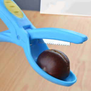 Stainless Steel Chestnut Clip Multifunctional Walnut Plier Chestnut Cut Scissors Walnuts Nuts Opener Clip Kitchen Gadgets