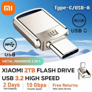 Xiaomi 2TB Flash Drive Super High Speed Mini U Disk Pen Drive 1TB Type C Memory USB 2.0 Pendrive 128GB 512GB For Computers Phone