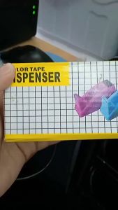 COLOUR TAPE DISPENSER STATIONERY