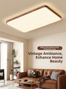 Smile | Walnut Wave Mid-Century New Living Room Ceiling Light