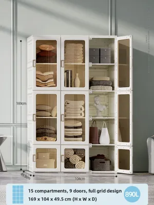 MAYi BOX | Easy Assemble No-Install Plastic Closet