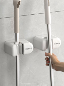 Giá Treo Chổi Dính Tường MRUN TBJ-3723 Không Cần Khoan Dụng Cụ Vệ Sinh Nhà Tắm Dụng Cụ Treo Chổi Dụng Cụ Treo Khăn Dụng Cụ Lưu Trữ