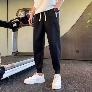 Thickened Fleece Mens Casual Pants Autumn Winter Sporty Harajuku Trousers Cuffed Sweatpants Youth Fashion Breathable NonBrand