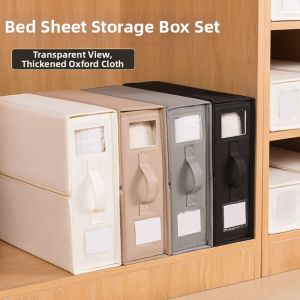 ZHANGRONGTU | Bed Sheet Duvet Organizer Box With View Window