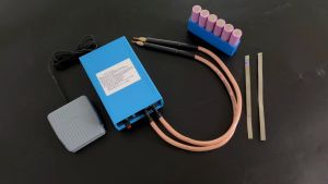5000W High-Power Spot Welder with Detachable Foot Pedal and Soldering Pen 18650 Battery Pack for DIY Welding