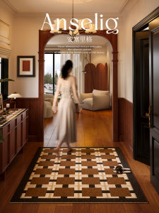 An Introduction to Anselige British Old Money Style Entry Door Dust-Proof Mat