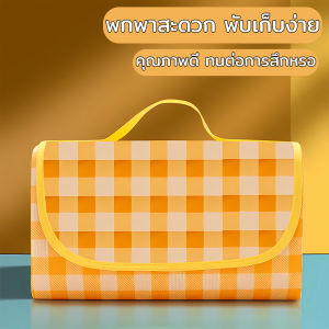 เสื่อปิคนิคพับได้ ขนาด 100×150 200×200 กันน้ำ นั่งเล่น
