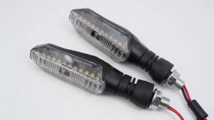 2pcs Motorcycle LED Turn Signal Lights Yellow Flowing Flashing Turn Signal Indicator Moto Blinker For Honda Yamaha parts