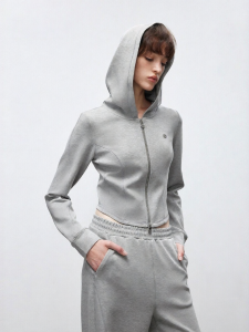 ONLY | Soft Breathable Hooded Fitted Short Womens Sweater