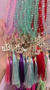 TASBIH 99 BUTIR / TASBIH KRISTAL LAFADZ ALLAH BUTIR 99 / SOUVENIR OLEH OLEH HAJI DAN UMROH / PERLENGKAPAN ALAT SHALAT