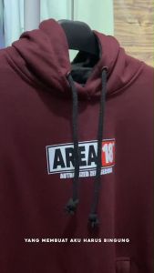 Zero.Second hoodie pria distro tebal Others Sweater Autentic Area 18 Full warna Abu Denim Catton Flecee Gramasi 280S Permium Tebal Free STIKER