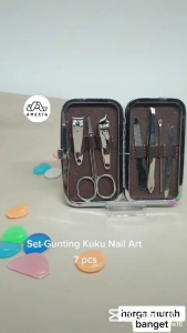 Gunting Kuku Set 7 in 1 Manicure Manikur Pedicure Box Exclusive