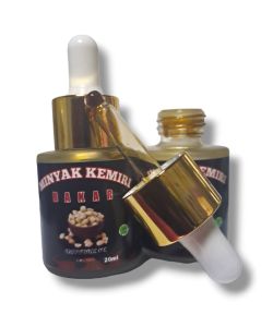 Minyak Kemiri Bakar Asli 100% Untuk Penumbuh Rambut Jambang Kumis Menyehatkan Kulit Kepala