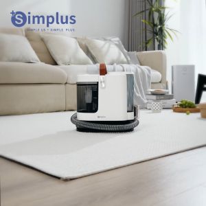 Simplus Mesin Pembersih Kain dengan Daya Hisap 16kpa Pemisahan Kotoran yang Efisien Semprotan Air Bertekanan Tinggi Dilengkapi dengan Pegangan