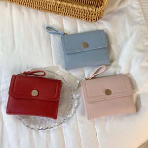 Túi Đựng Tiền Ngắn Thiết Kế Tươi Mới Cho Nữ Túi Đựng Tiền Xu Đa Chức Năng Cho Học Sinh Túi Đựng Thẻ Thời Trang Đơn Giản