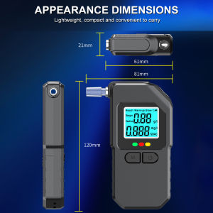 Máy Đo Nồng Độ Cồn Cầm Tay Có Màn Hình LCD Máy Đo Nồng Độ Cồn Bán Dẫn Để Kiểm Tra Hơi Thở Máy Kiểm Tra Lái Xe Khi Say Rượu Của Cảnh Sát