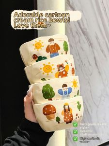 XIAOHUANGLU | Bát Sứ Đáy Màu Cá Nhân Hóa