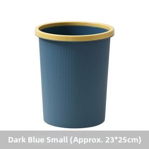 Large Size Plastic Garbage Can Simple Style with Lid for Home Living Room Bedroom Bathroom Kitchen Waste Bin Trash Can