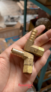 Nepel L Sambungan Kompor Panggangan Bakaran Bahan Kuningan