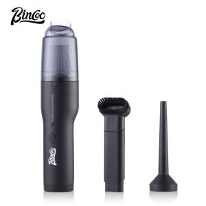 BINCOO ชาร์จไร้สายทำความสะอาดผงกาแฟเครื่องดูดฝุ่นแปรงเก็บฝุ่นบาร์ที่ทำความสะอาดโต๊ะ