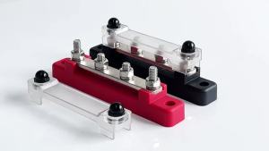 Khối Phân Phối Điện 48V 150A Cho Ắc Quy Tàu Biển Có Nắp Đậy 8x1/4 M6 Dùng Cho Xe Tải Xe Van Xe Cắm Trại Du Thuyền Thuyền