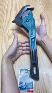 Mỏ lết mở ống nước tự động Total kích thước 10 - 14 inch chuyên dụng cao cấp thép carbon cứng chống rỉ sét - Total