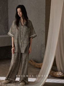 Cool Lightweight Womens Spring Summer Sleepwear Set Cotton