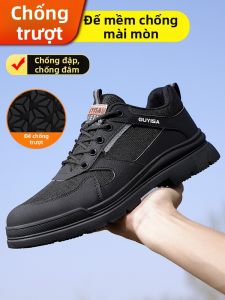 GUYISA | Breathable Anti-slip Anti-smash Puncture-resistant Steel-toe Safety Shoes
