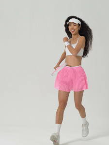 Quick-Dry | Wilson Women Limitless Pleated Mesh Tennis Skirt Built-in Liner Pockets Skort WE00108