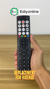 【𝐅𝐑𝐄𝐄 𝐁𝐀𝐓𝐓𝐄𝐑𝐘 𝐀𝐀𝐀𝐗𝟐】Remote Control For Hisense EN2I36H EN2136H EN2J36H Android Smart TV VIDAA 40A4KV 32A4KV 43A4KV YouTube Netflix Prime Video
