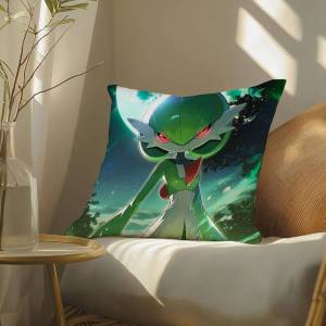 Bandai | Pokemon Johto Region Anime Plush Pillow Cover Soft Short Plush Cushion Cover For Sofa Bedroom Home Decor Gift