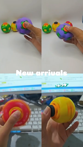 【SG Stock】Fidget Spinner Puzzle Ball Press Rotation Stress Relief Fidget Toy