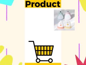 Eglare Table Fan Lamp Unique Tidur Unik Pink Kuning Eklare Lampu Tidur Rechargeable Lampu Karakter