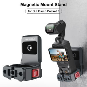 Magnetic Mount Clip Quick Release Holder For DJI Pocket 3 OSMO POCKET 3 Cycling/Vlogging/Tabletop Action Camera Accessories